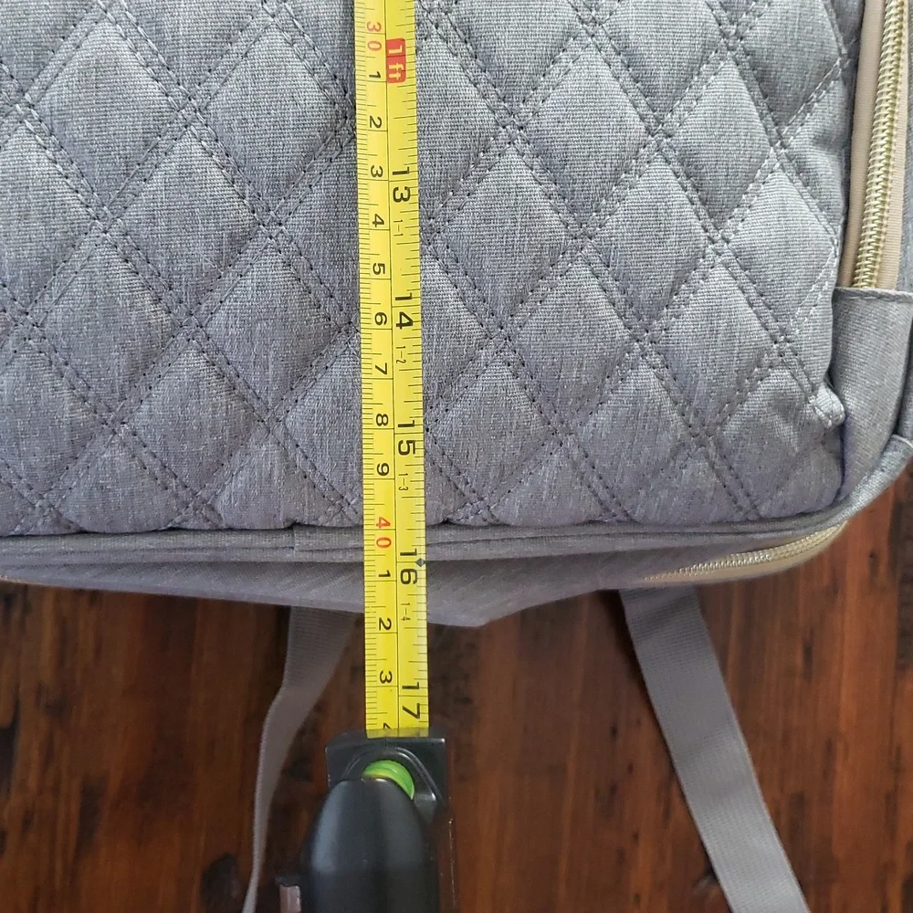 Sunshine Gray Backpack Diaper Bag Multifunction Like New